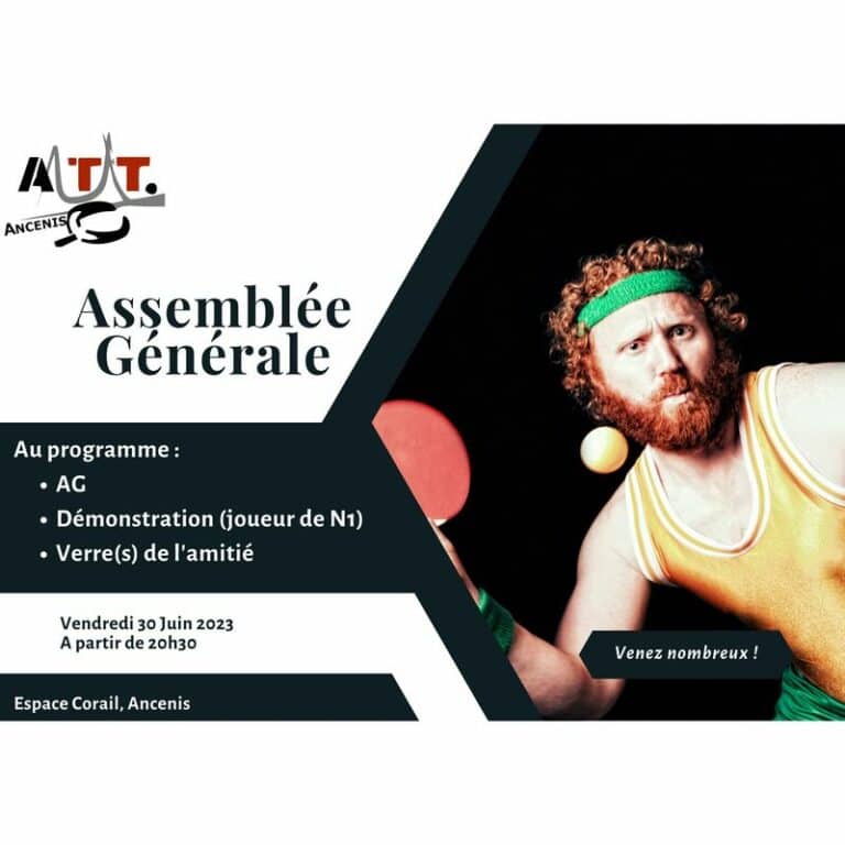 Notre Assemblée Générale approche