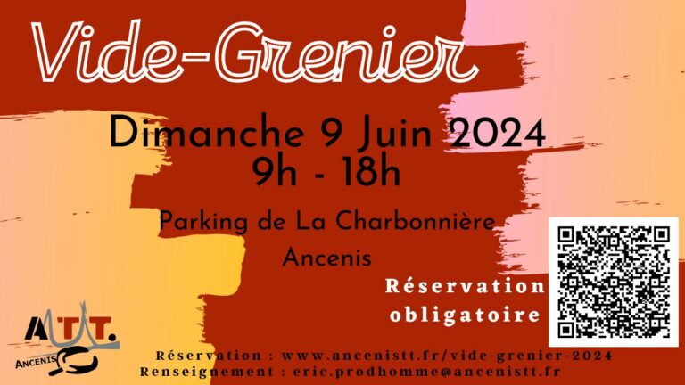 Vide Grenier – 9 Juin 2024