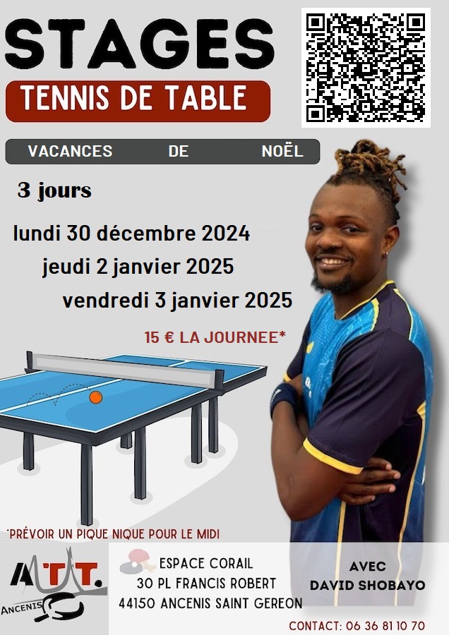Stage de décembre