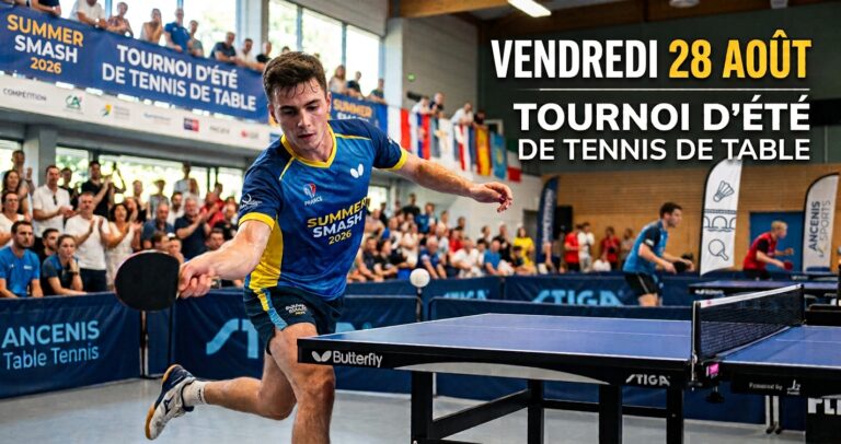 Préparez vos raquettes pour le tournoi d&rsquo;été 2026 !